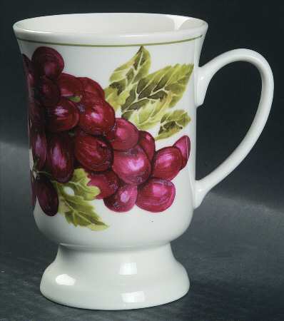 Harvest Fruit Footed Mug by American Atelier