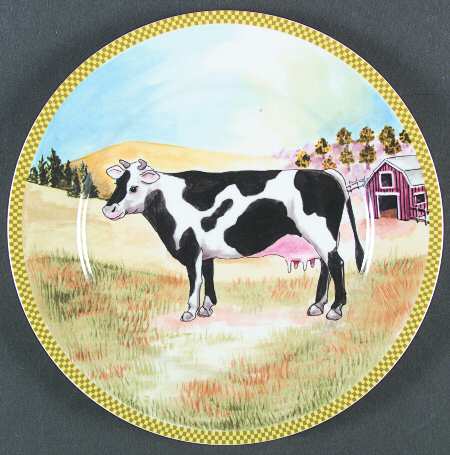 Ol' Mcdonald Accent Dinner Plate