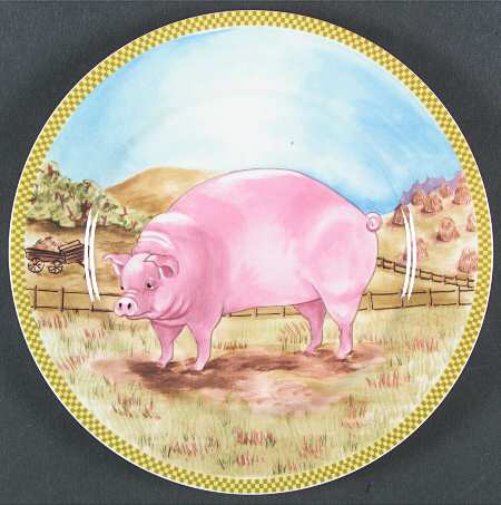 Ol' Mcdonald Accent Dinner Plate