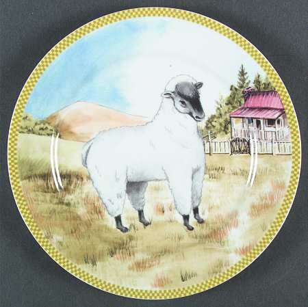 Ol' Mcdonald Accent Dinner Plate