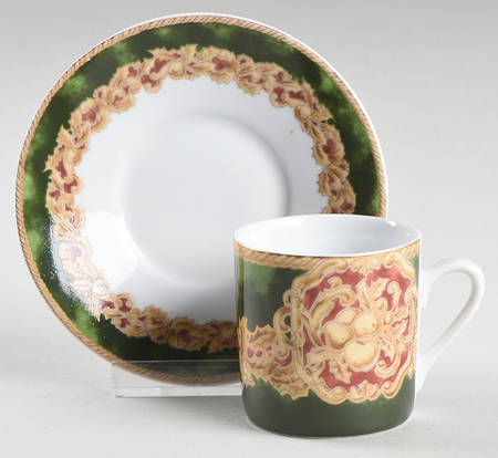 Noel Flat Demitasse Cup & Saucer Set