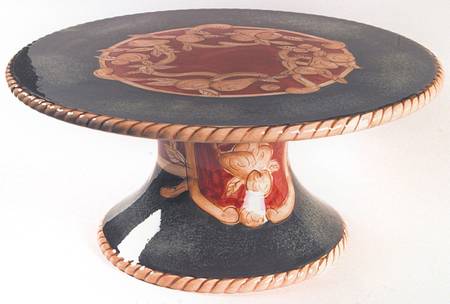 Noel 13" Diameter Pedestal Cake Stand