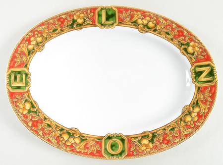 Noel 14" Oval Serving Platter