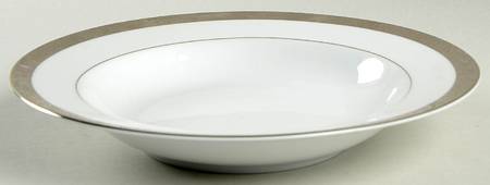 Windsor Platinum Rim Soup Bowl