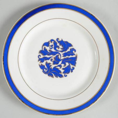 Courtyard Blue Salad/Dessert Plate