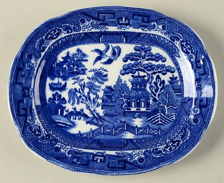 Willow Blue (Scalloped) Relish