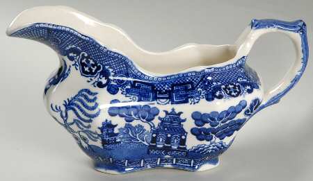 Willow Blue (Scalloped) Gravy Boat