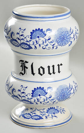 Blue Onion Flour Canister No Lid