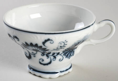 Blue Onion Footed Cup
