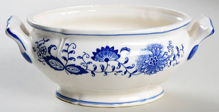 Blue Onion Sauce Boat No LId