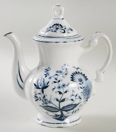 Blue Onion Mini Coffee Pot & Lid