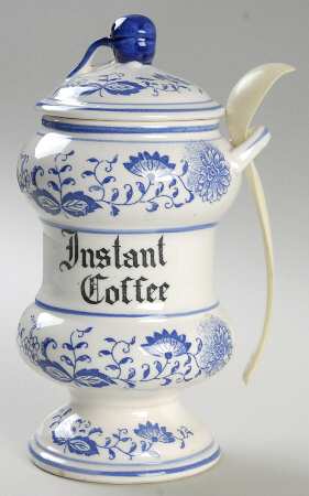 Blue Onion Instant Coffee Canister