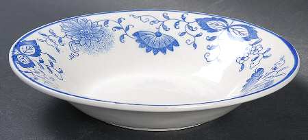 Blue Onion Coupe Cereal Bowl