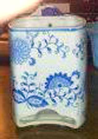 Blue Onion Match Box Holder