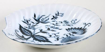 Blue Onion Shell Shaped Dish