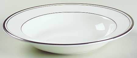 Corona Platinum Rim Soup Bowl