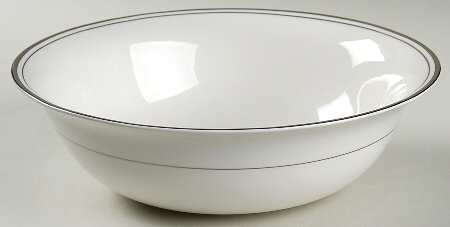 Corona Platinum 9" Salad Serving Bowl