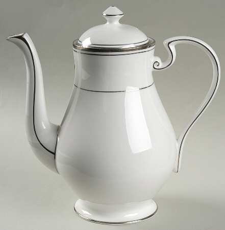 Corona Platinum Coffee Pot & Lid