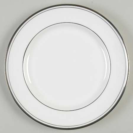 Corona Platinum Salad Plate
