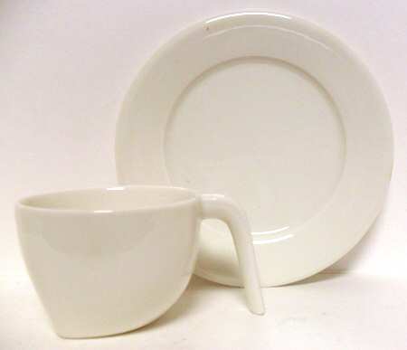 Ego Flat Cup & Saucer Set