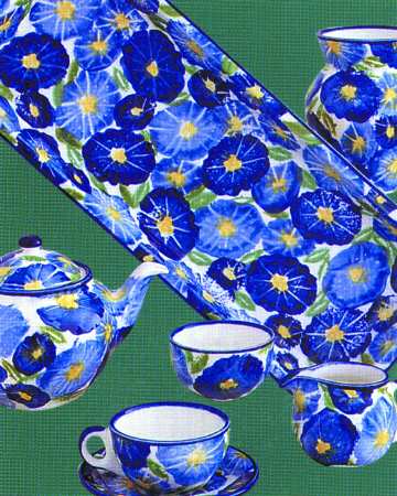 Blue Poppies by Australian Fine China