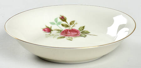 Moosrose (Gold Trim) Fruit/Dessert (Sauce) Bowl