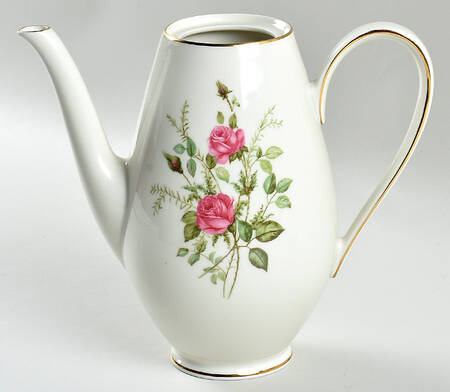 Moosrose (Gold Trim) Coffee Pot No Lid