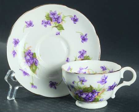 ADD27 Footed Demitasse Cup & Saucer Set