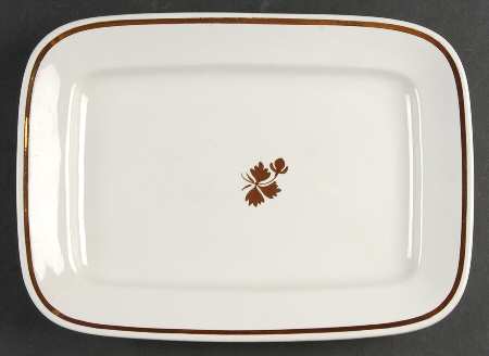Tea Leaf (Smooth, Not Embossed Rim) 11" Rectangular Serving Platter