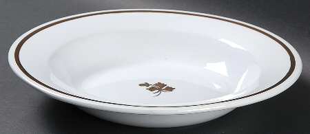 Tea Leaf (Smooth, Not Embossed Rim) Large Rim Soup Bowl