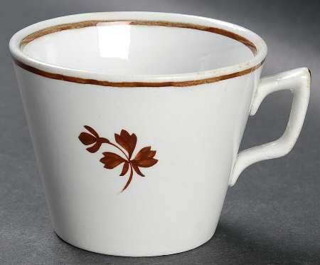 Tea Leaf (Smooth, Not Embossed Rim) Flat Cup
