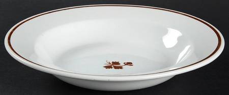 Tea Leaf (Smooth, Not Embossed Rim) Rim Soup Bowl