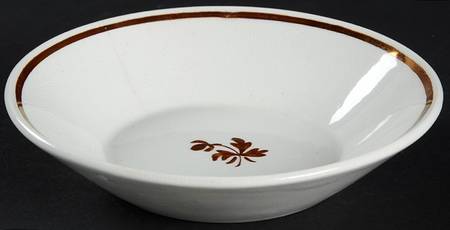 Tea Leaf (Smooth, Not Embossed Rim) Fruit/Dessert (Sauce) Bowl