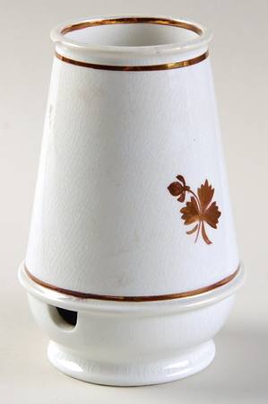 Tea Leaf (Smooth, Not Embossed Rim) Toothbrush Holder
