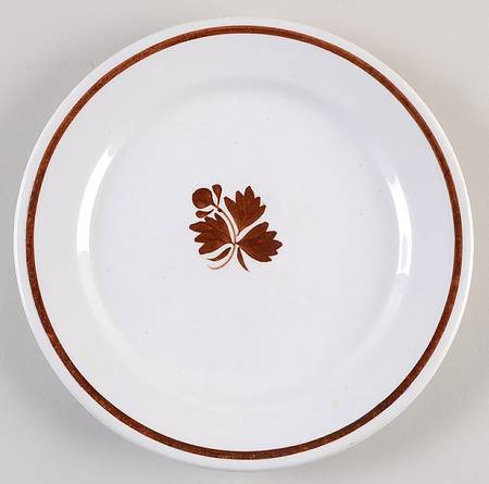 Tea Leaf (Smooth, Not Embossed Rim) Luncheon Plate