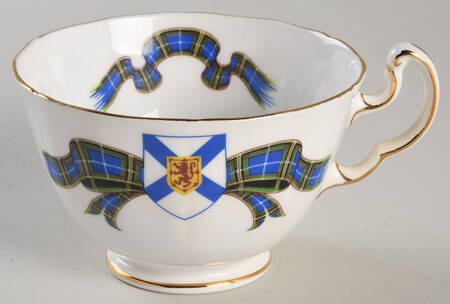 Nova Scotia Tartan Footed Cup