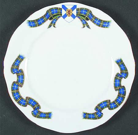 Nova Scotia Tartan Salad Plate