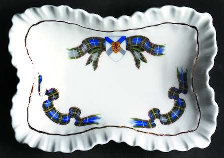 Nova Scotia Tartan Nut Dish