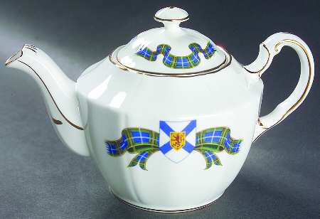 Nova Scotia Tartan Mini Teapot & Lid