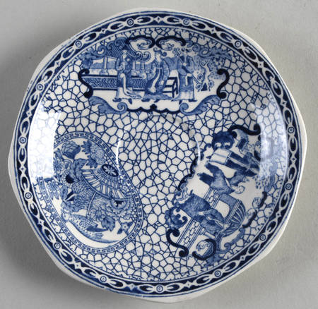 Chinese Bird Saucer for Demitasse Cup