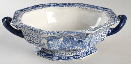Chinese Bird Round Vegetable No Lid