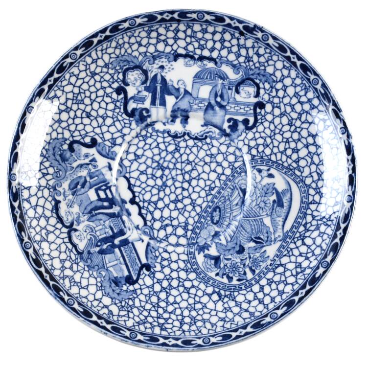 Chinese Bird Saucer for Cream Soup Bowl