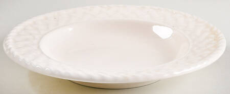 Off White Rim Soup Bowl by Alacarte