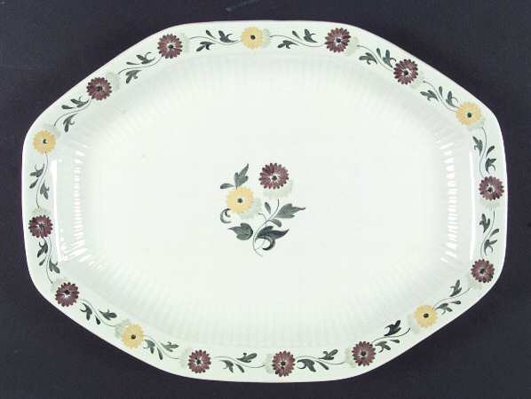 Pompon 13" Oval Serving Platter