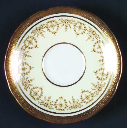 Gold Dowery Saucer