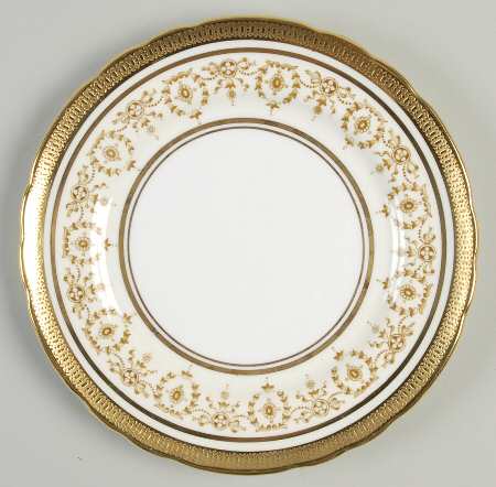 Gold Dowery Bread & Butter Plate by John  Aynsley & Sons