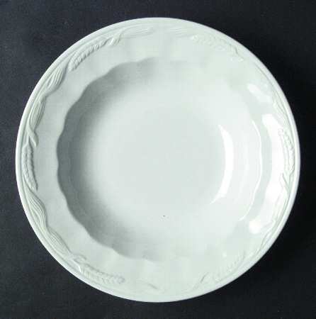 Ceres White Rim Soup Bowl