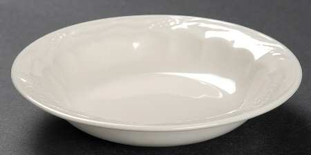 Ceres White Rim Fruit/Dessert (Sauce) Bowl