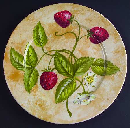 Berry Patch Accent Dinner Plate by American Atelier
