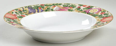 Ornaments Rim Soup Bowl by American Atelier